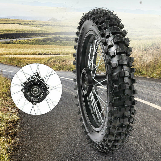 For Dirt Pit Bike Apollo 125cc 140CC 14" Rear Wheel Rim 90/100-14 Tire Assembly