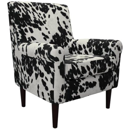 Fox Hill Trading Ellis Rolled Arm Lounge Chair, Navy