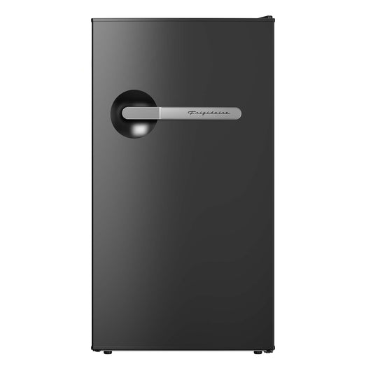 Frigidaire 3.1 Cu. Ft. Retro Compact Fridge Built-in Side Bottle Opener, Black