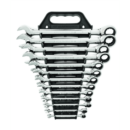 GEARWRENCH MASTER SET, Full Polish Finish, Surface Drive Technology, 72-Tooth Tool Set, 13 Piece