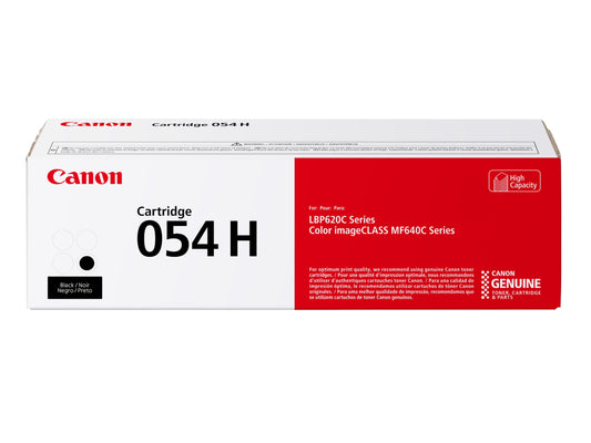 Genuine Canon Toner 054 Black, High Capacity - Yields Up To 3,100 Pages