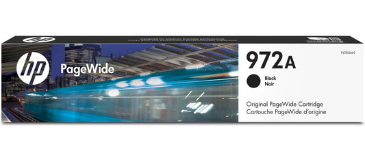 HP 972A Black Original PageWide Cartridge, ~3,500 pages, F6T80AN