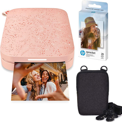 HP Sprocket Portable 2x3 Photo Printer with Zink Paper, Lilac