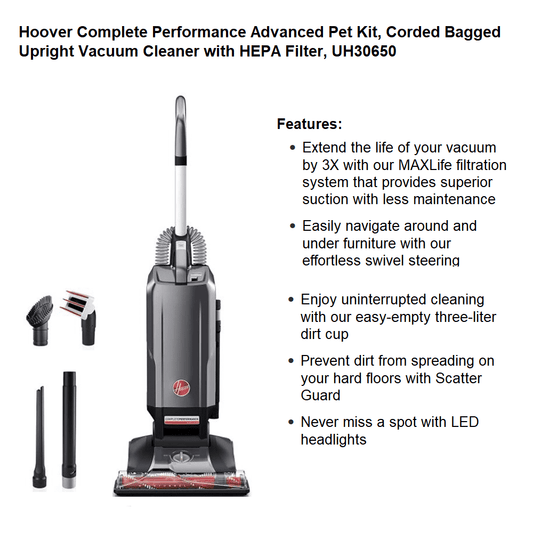 Hoover Complete Performance Advanced UH30650PC