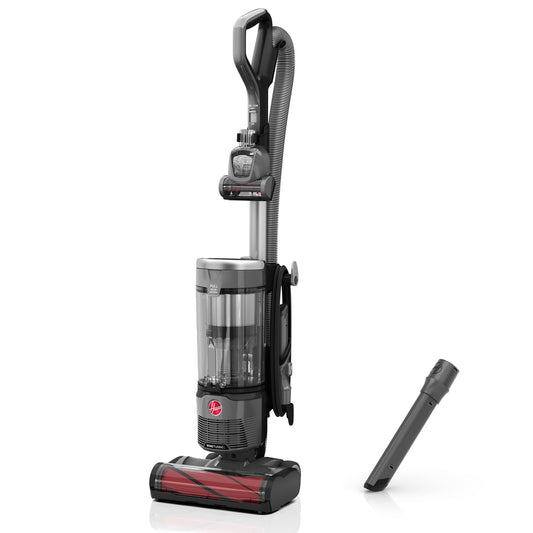 Hoover Windtunnel Swivel Pet Bagless Upright Vacuum, Pet Friendly, Above Floor Cleaning, Swivel Steering, Prevents Hair Wrap, UH77310V, Gray