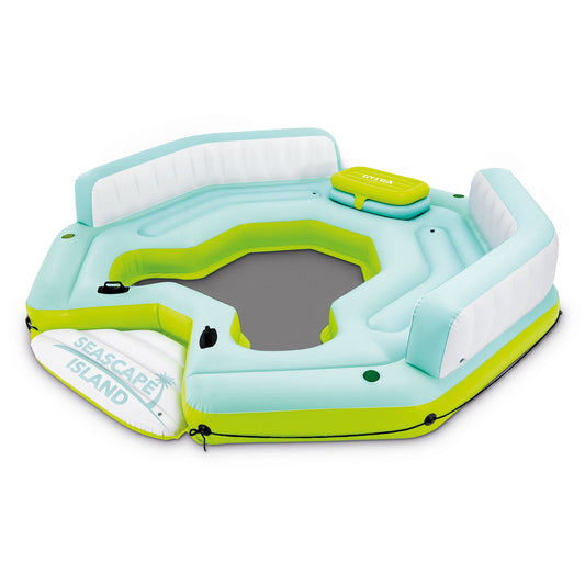 Intex Seascape Island Water Lounge with Built In Cooler and Backrests