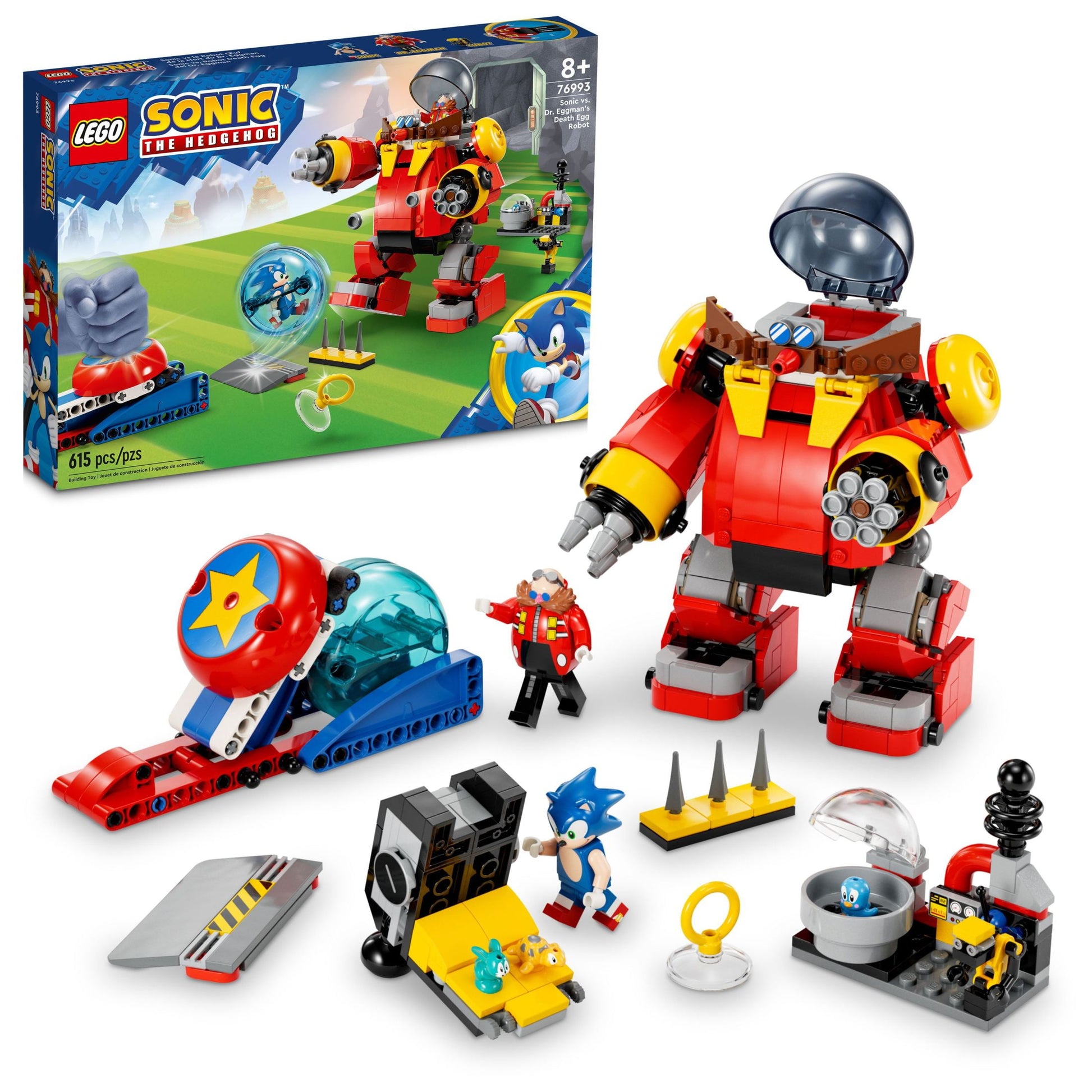 LEGO Sonic the Hedgehog Collectible Building Toy Plastic Multicolor, 1.667 lb