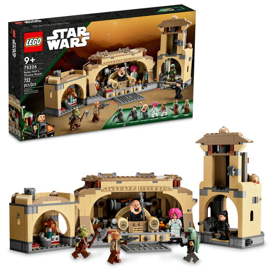 LEGO Star Wars Boba Fett’s Throne Room 75326 Building Kit (732 Pieces)