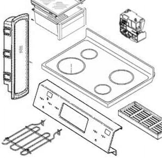 LG Genuine OEM ACG73748502 Refrigerator Wire Condenser Assembly