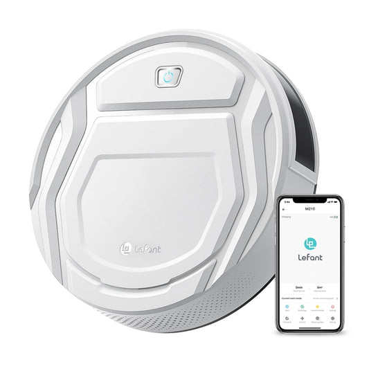 Lefant M210 Pro Robot Vacuum Cleaner, 2 in 1 Robot Vacuum and Mop, WiFi/Alexa/APP Control, Self-Charging Robotic Vacuum with Schedule, Ideal for Pet Hair Carpets Hard Floors