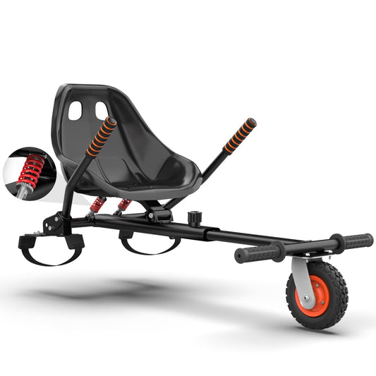 Magic Hover HK2 Hoverboard Go Kart with Rear Shock Absorption, Hoverboard Seat Attachment Accessory for 6.5" 8" 10" Hover Board (Hoverboard not included)