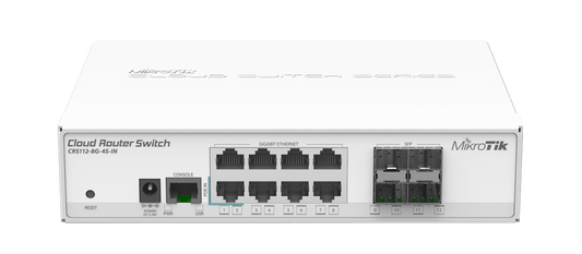 MikroTik Ethernet Smart Switch CRS112-8G-4S-IN 8 Ports Gigabit 4 SFP Cloud