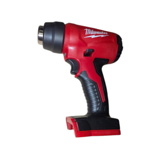 Milwaukee 2688-20 M18 18V Cordless Compact Heat Gun – Fast Heat-Up, REDLITHIUM Battery Powered, LED Light, Red (Tool Only)