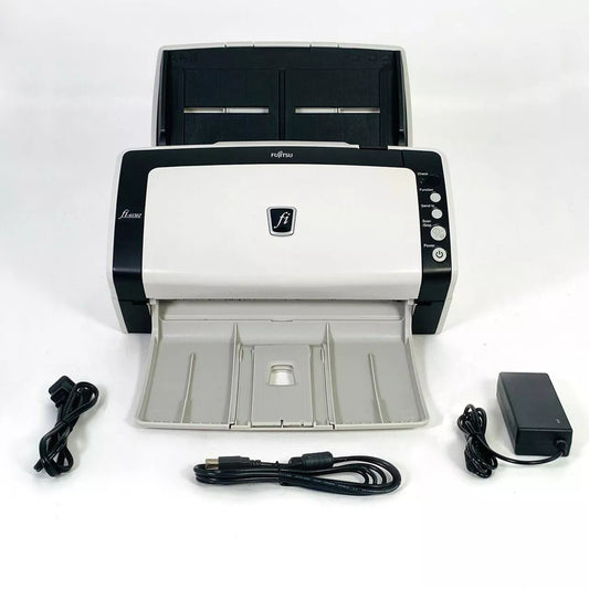 Pre-Owned Fujitsu Fi-6130Z Color Duplex Sheet-Fed Document Scanner w/Bundle