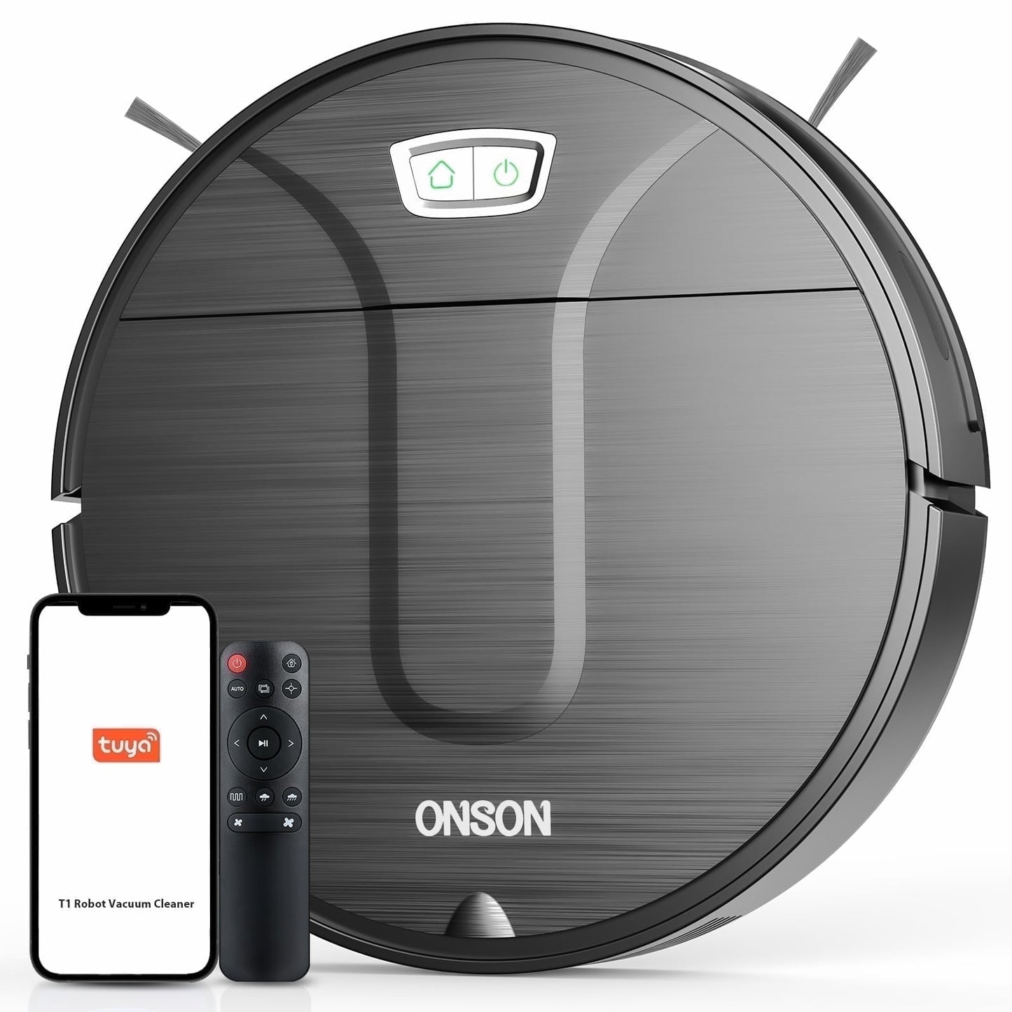 ONSON Robot Vacuum Cleaner, Robot Vacuum and Mop Combo with WIFI/Alexa for Pet Hair and Hard Floor