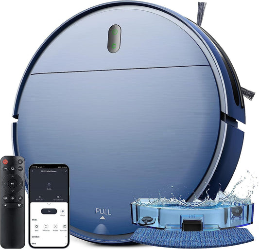 ONSON Robot Vacuum Cleaner, Robot Vacuum and Mop Combo with WIFI/Alexa for Pet Hair and Hard Floor