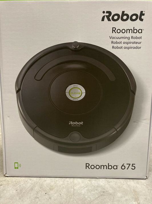 Open Box iRobot Roomba 675 Robot Vacuum-Wi-Fi Connectivity Works with Alexa R675020