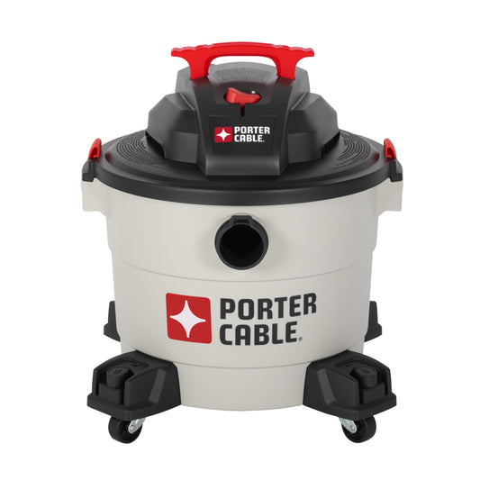 Porter Cable 10 Gallon 5HP Portable Poly Wet/Dry Vacuum PCX18604P-10A