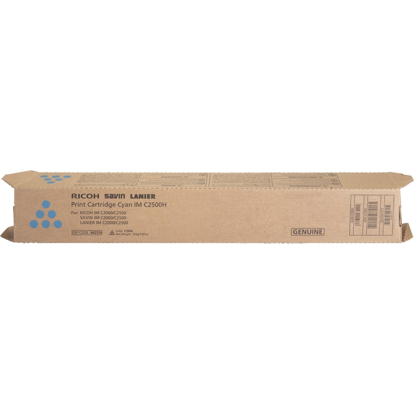 Ricoh Original Tonr Cartrdge - Cyan - Laser - 10500 Pages - 1 Each