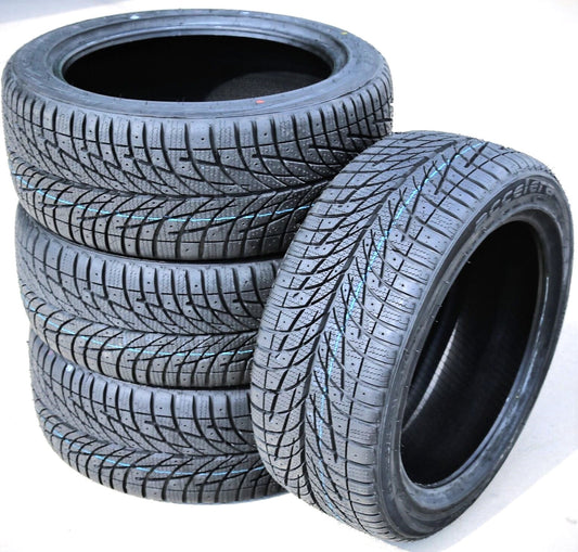 Set of 4 (FOUR) Accelera X-Grip Steel Belted 225/45R18 95V XL Winter Snow Tires