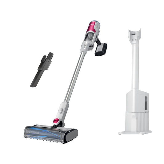 Open Box Shark Clean & Empty Cordless Stick Vacuum Cleaner- Auto Empty Base, Self Cleaning Brushroll, HEPA Filter