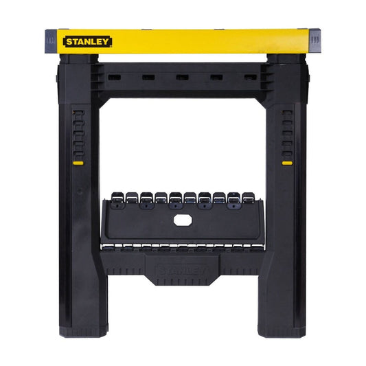 Stanley Adjustable 2 Way Sawhorse 1000 lb. Black
