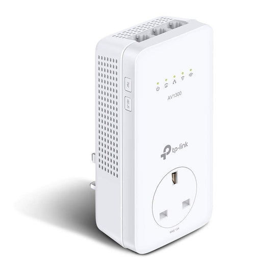 TP-Link Dual Band Gigabit AC1200 Powerline Adapter, Wi-Fi Extender/Booster,Speed Up to 1300 Mbp