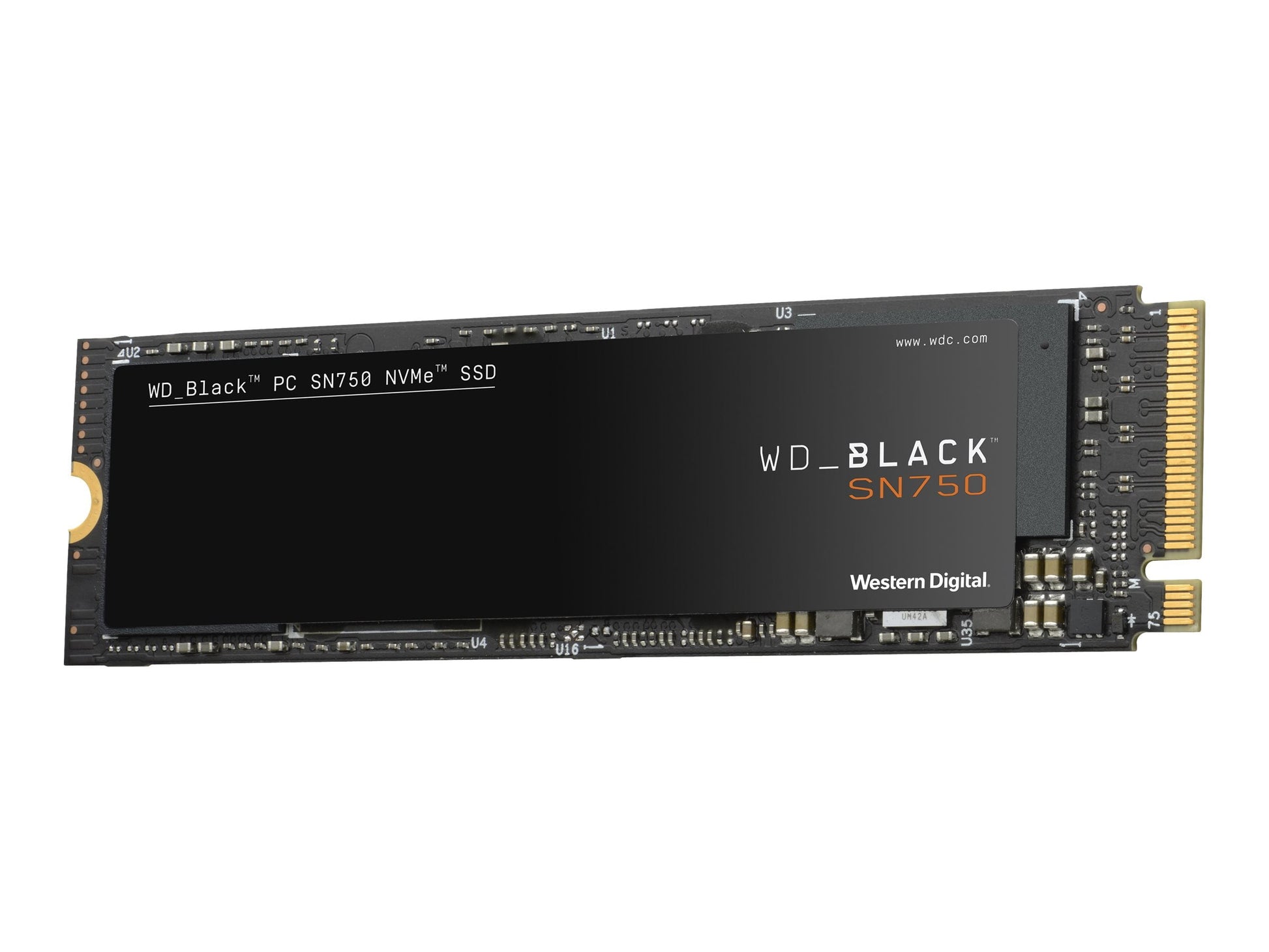 Western Digital® BLACK SN750 NVMe Solid State Drive, 500GB, WDBRPG5000ANC-WRSN