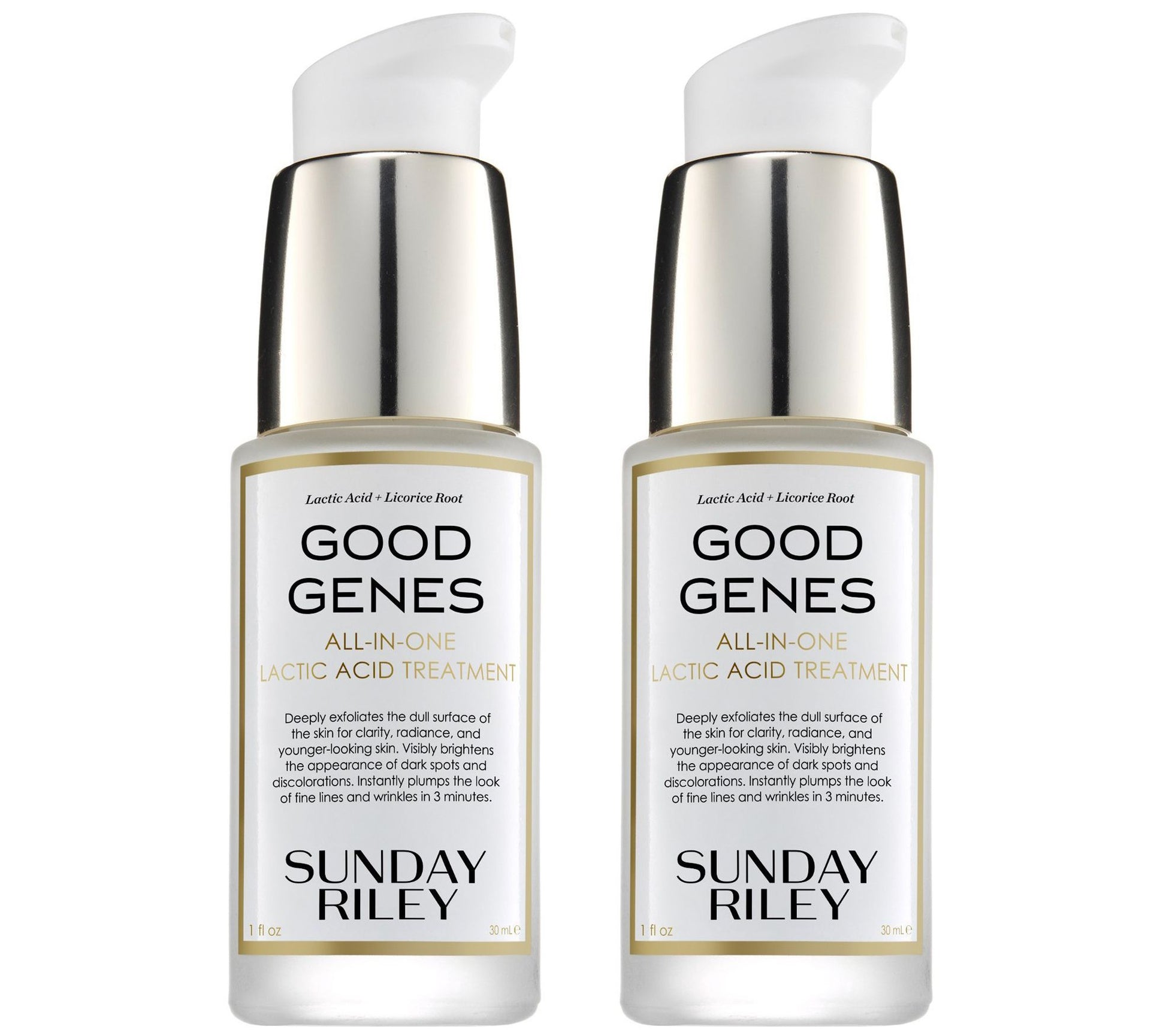 Sunday Riley Good Genes Lactic Acid Treatment 1-oz Duo