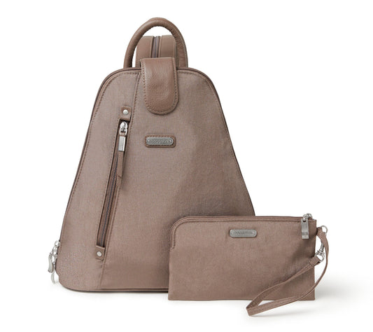 Baggallini Metro Backpack with RFID Phone Wristlet