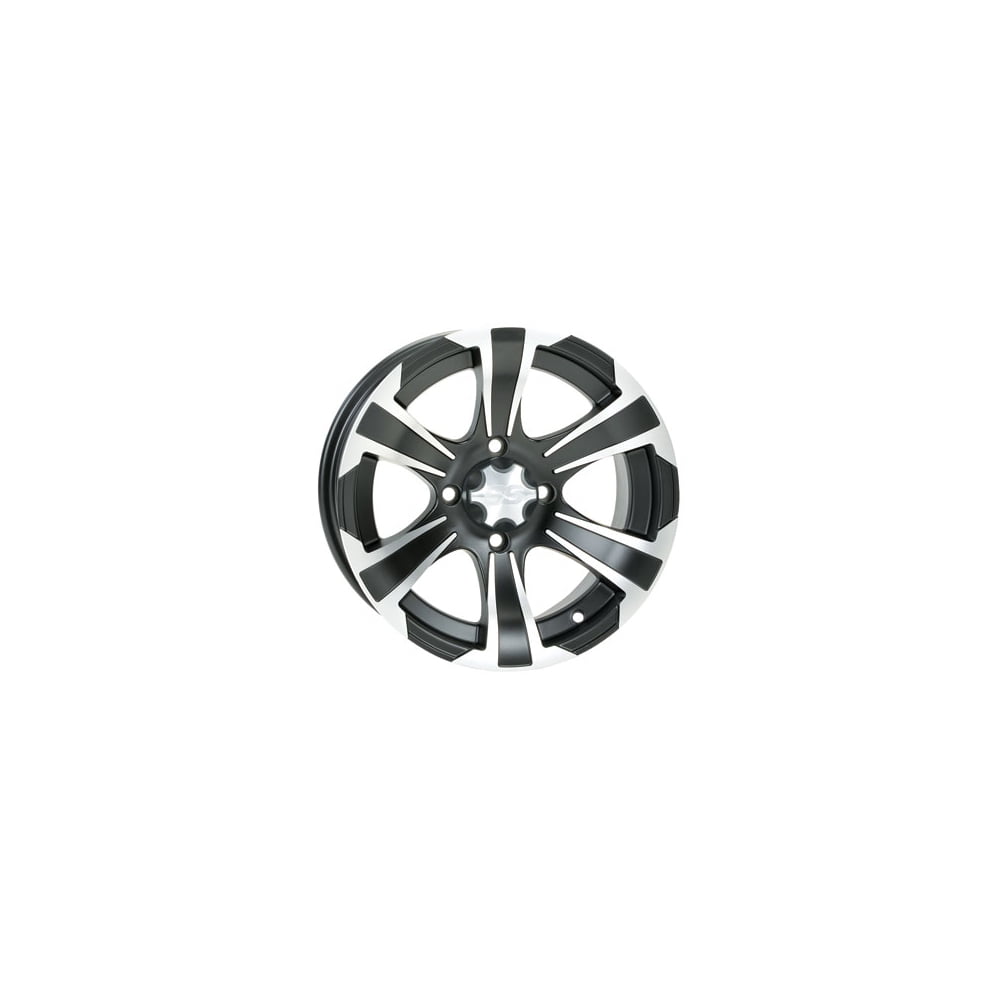 ITP SS312 Alloy Series Wheel 12x7 5.0 + 2.0 Matte Black 4/110 Compatible With Tracker 500S 2020