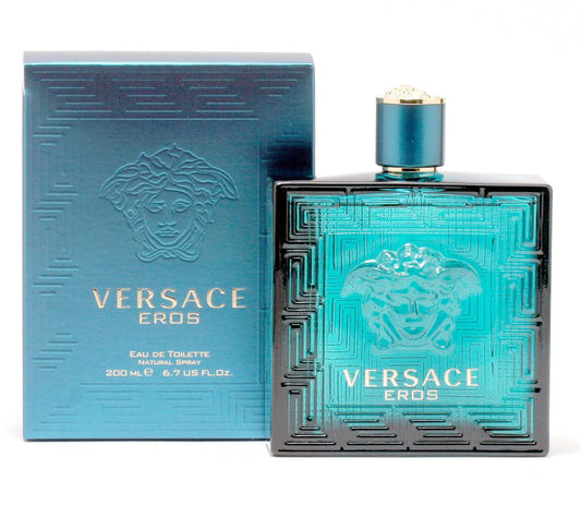 Versace Eros Men Eau De Toilette Spray, 6.7-floz