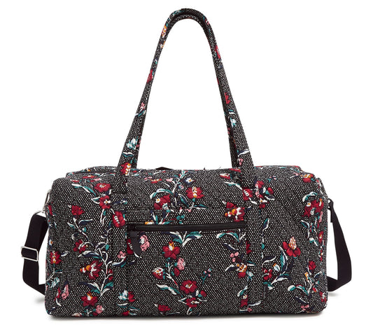 Vera Bradley Printed Cotton Large Travel Duffel Bag
