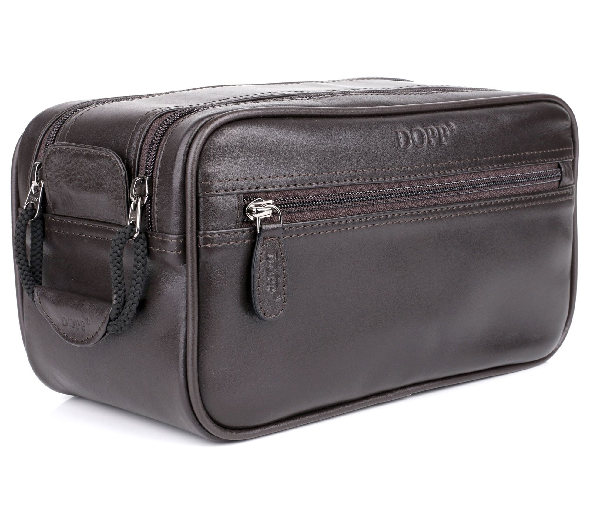 Dopp Men's First Class Seasoned Traveler Multi- Zip Travel Kit