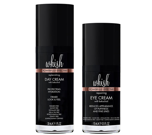 Whish Bakuchiol Powered Eye Cream and Day Cream