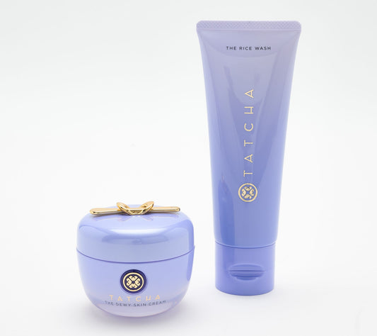 TATCHA The Rice Wash and Dewy Skin Cream 2-Piece Set