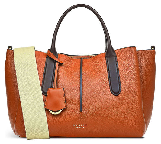 RADLEY London Hillgate Place Leather Satchel w/Crossbody Strap