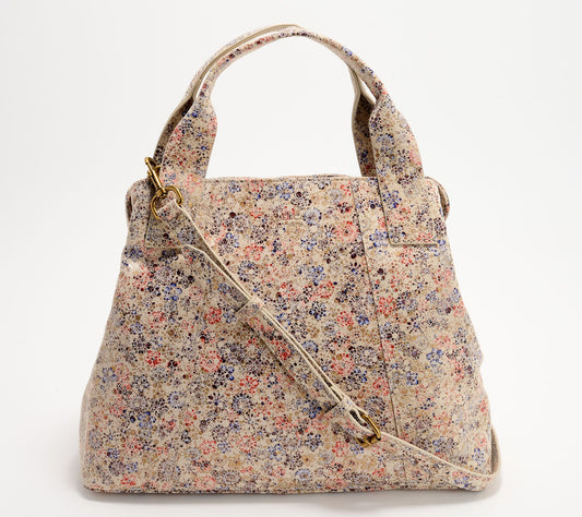 American Leather Co. Ada Triple Entry Leather Satchel