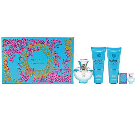 Versace Dylan Turquoise Pou Femme Fragrance & Shower Gel Set