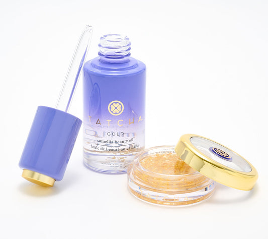 TATCHA Camellia Beauty Oil & Goldspun Lip Balm