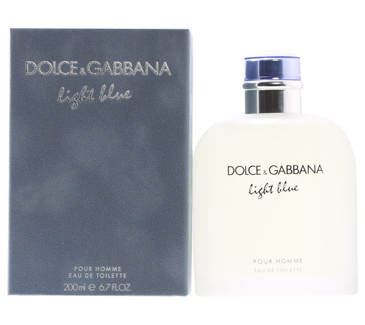 Dolce & Gabbana Light Blue Men Eau De Toilette Spray 6.7 Oz