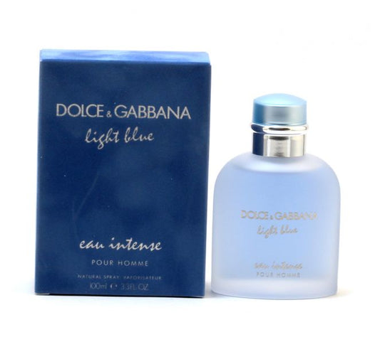 D & G Light Blue Eau Intense Eau De Parfum Spra y 3.3 Oz