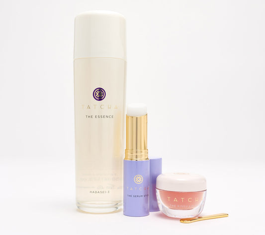 TATCHA Essence, Serum Sitck & Kissu 3pc Kit Auto-Delivery