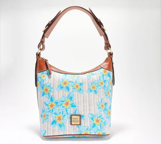 Dooney & Bourke Coated Cotton Plumeria Hobo Sac