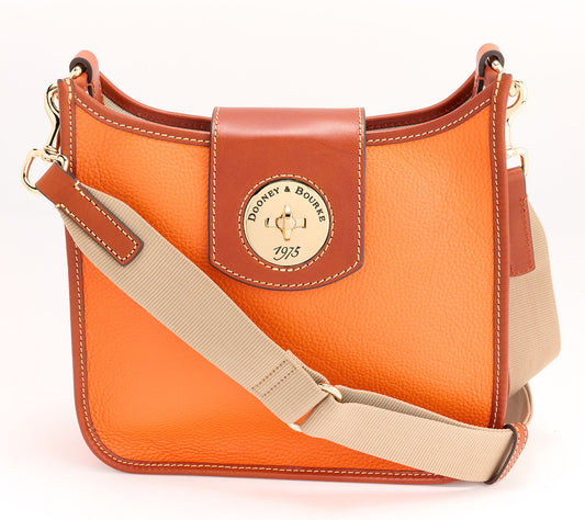 Dooney & Bourke Turnlock Leather Messenger