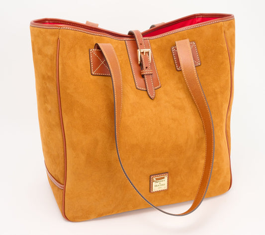 "As Is" Dooney & Bourke Archives 1997 Suede Large Tote