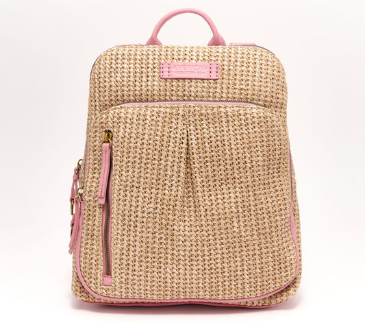 American Leather Co. Raffia Cleveland Backpack