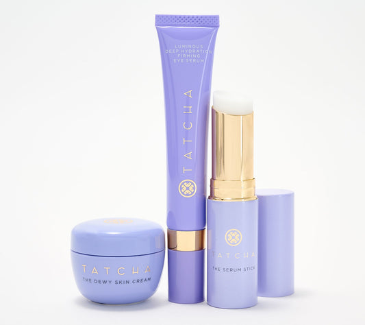 TATCHA Luminous Eye Serum, Serum Stick & Mini Dewy Cream