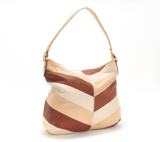 American Leather Co. Leather Raleigh Patchwork Hobo