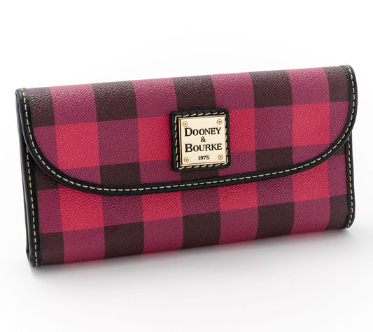 Dooney & Bourke Coated Cotton Continental Clutch
